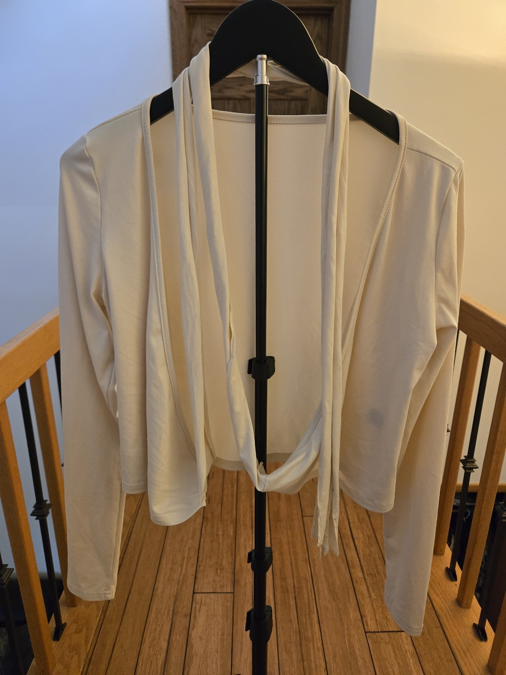 Women's Cream Pilates Workout Wrap Cover Up